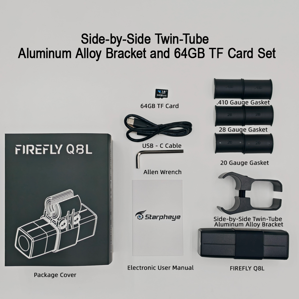 Black Side-by-side Double-Tube Aluminum Alloy Bracket