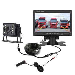 12v 24v 7&quot; 9&quot; Monitor with Waterproof <strong>Reversing</strong> <strong>Camera</strong> <strong>Reversing</strong> Assist <strong>System</strong> for Truck Trailer Construction Vehicles - Product Image 1