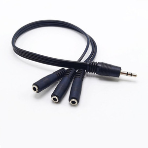 Cable de audio uno en tres para auriculares, 3,5mm, 1/3, 3,5 (extensión de auriculares en pareja), 3,5 Revolution a 3 buses - Product Image 1