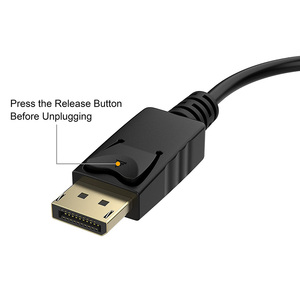 Factory DP <strong>to</strong> <strong>VGA</strong> Adapter <strong>DisplayPort</strong> <strong>to</strong> <strong>VGA</strong> Converter DP Cables Adapter Male <strong>to</strong> Female 1080P for HDTV Monitor MacBook Projector