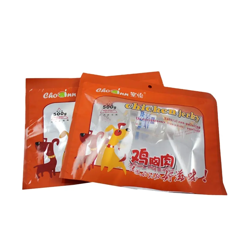 Sacs en plastique pour poulet givré, emballages avec impression personnalisée, unités