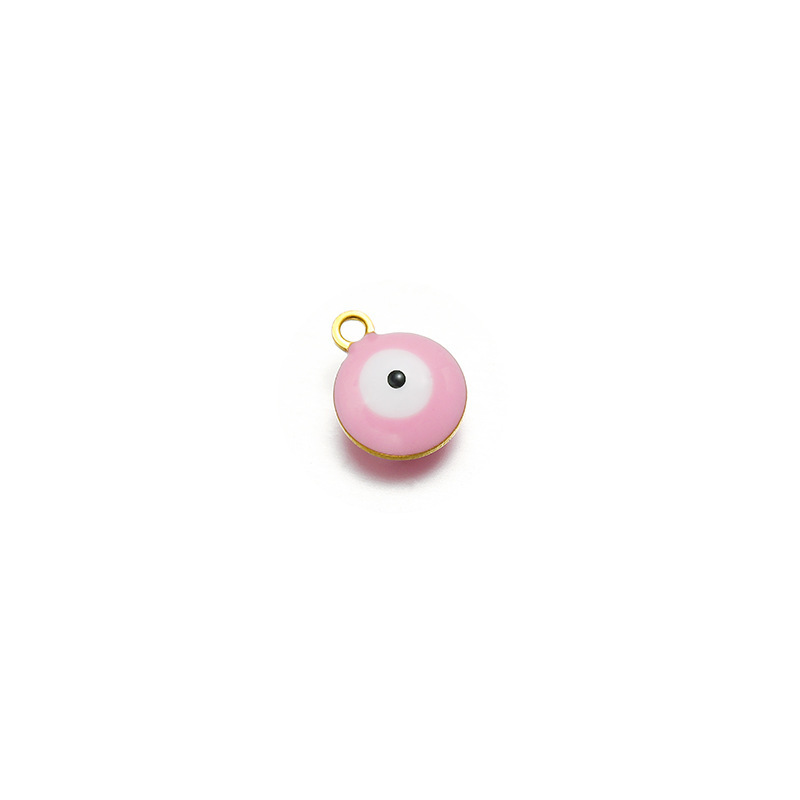 8mm gold Double-Sided Pink