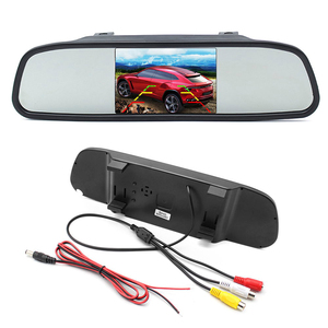 Car Monitor <strong>Reverse</strong> <strong>Display</strong> 4.3'' Screen Analog signal Wireless Reversing Image Waterproof Easy Installation Without Drilling - Product Image 6