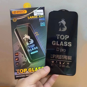 D <strong>Pro</strong> TOP Anti Static ESD 0.4MM Full Cover ESD Tempered Glass for iPhone 13 14 <strong>Pro</strong> 15 16 <strong>Pro</strong> Max Screen Protector - Product Image 1
