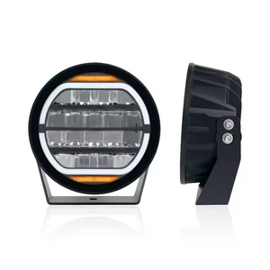 Araç aydınlatma sistemi, yeni 5/7/9 inç LED sürüş işıkları beyaz Amber DRL süper parlak LED İş işık oto kamyon için - Product Image 2