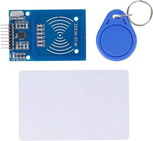 Kit RFID-RC522 RF IC Card sensore modulo + scheda S50 Blank + portachiavi per Raspberry Pi