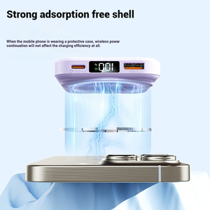 New Style Fast Charge 5000mAh Mobile Phone Watch Magnetic Wireless Power Bank With Built-in Holder Suitable for <strong>Apple</strong> Watch