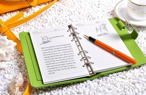 Irls-diario de tinta de cuero, planificador de cuaderno encuadernado, diario ersónico con cerradura - Product Image 4