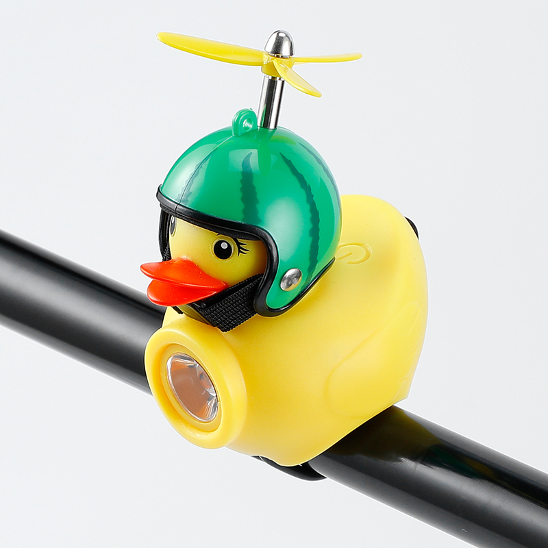 Canard Jaune Lumineux + Casque Pastèque
