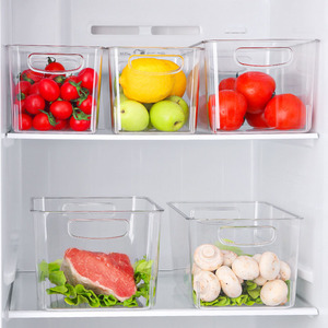 Contenedores de comida de cocina, almacenamiento de nevera, contenedores Organizadores de nevera apilables con tapas - Product Image 3