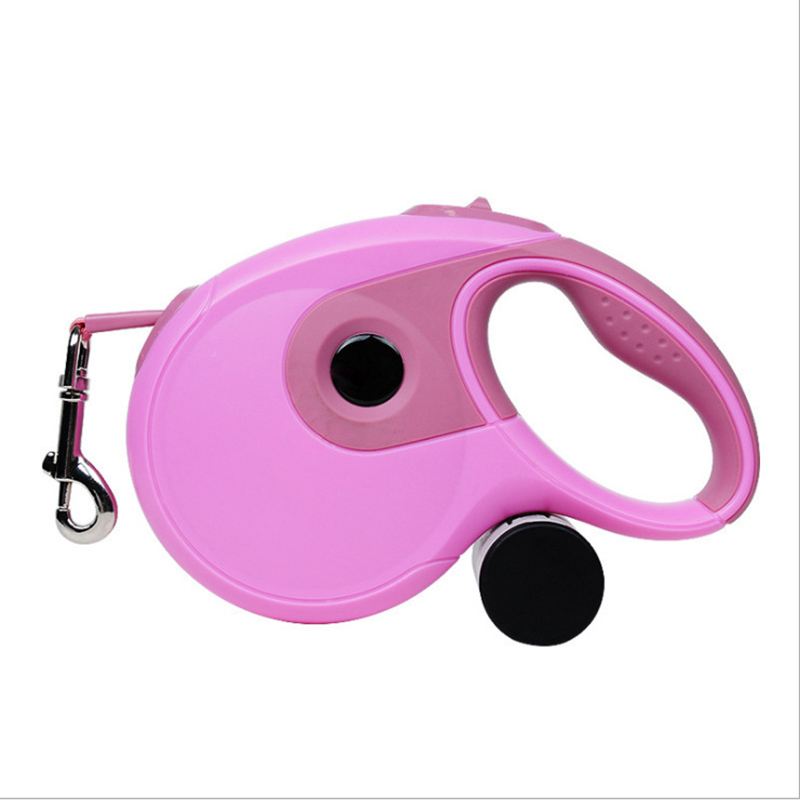 Pink + poop bag dispenser