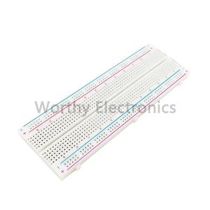 MB-102 NA MB102 830-Loch-Leiterplatte 165x55x10mm kompatibles Arduino-Kit-Kit löt freies Steck brett