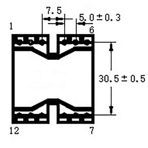 Potenza di isolamento del trasformatore PQ PQ2620 PQ3225 ad alta frequenza con bobina toroidale a tre fasi a tensione di uscita - Product Image 5
