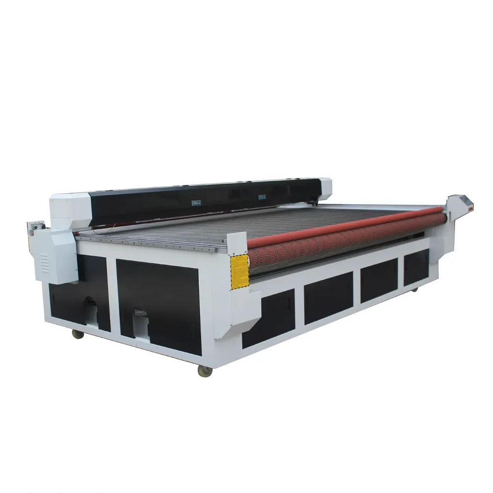1600*1000mm 80W tekstil kanvas kumaş lazer kesme makinesi büyük boy lazer kesme makinesi oyuncaklar için
