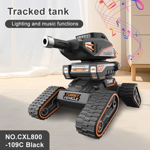 Uzaktan kumanda oyuncak Boys için 2.4G uzaktan kumanda 10-pass su mermi tankları oyuncak araba elektronik ses ve ışık oyuncak Model araba - Product Image 2