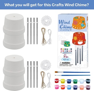 Giáo dục đồ chơi tự làm quà tặng làm cho của riêng bạn bằng gỗ vườn tre chuông gió chuông Giáo Dục Vẽ Đồ chơi - Product Image 2