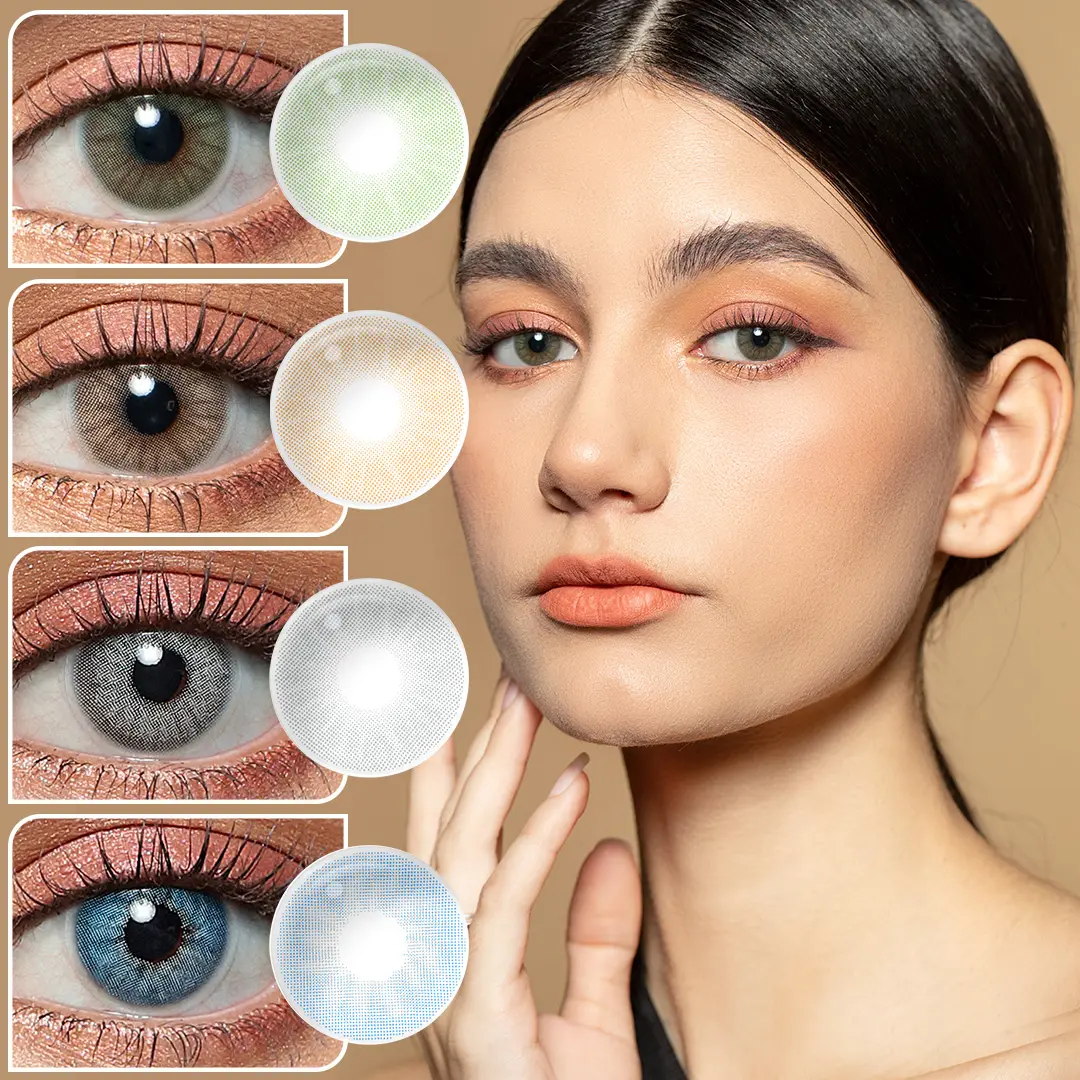 Бесплатные образцы популярных натуральных контактных линз мягкие цветные контактные линзы freshidrocor однолетние цветные контактные линзы