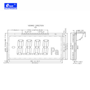 4-bit 8-field LCD schermo In linea FSTN segmento codice Display LCD - Product Image 4