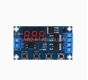 YIXINTAI DC 12V 24V Dual MOS LED Digitales Zeit verzögerung relais Trigger zyklus Timer Verzögerung schalter Leiterplatte Timing-Steuer modul - Product Image 5