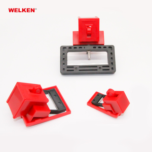 Chất lượng cao màu đỏ ba kích thước MCB khóa Loto thiết kế mới kẹp trên ngắt mạch khóa khóa ổ khóa - Product Image 5