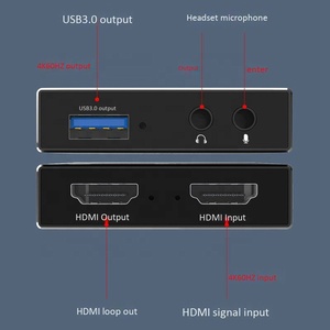 HDMI USB 3.0高清视频采集卡设备环路适配器高清4K 60Hz 1080P HDMI转USB视频采集卡 - Product Image 3