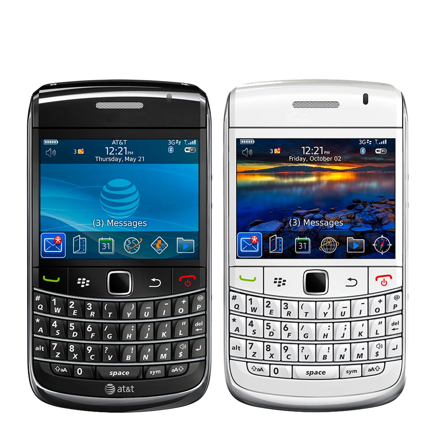 BlackBerry Bold9700ロック解除3G携帯電話用2.44インチTFT65KカラースマートフォンBlackBerryOS携帯電話