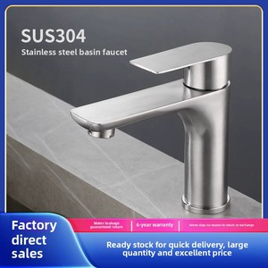 304 Thép Không Gỉ Lưu Vực Vòi Nước Nóng Và Lạnh Hộ Gia Đình Vòi Nước Với Phòng Tắm Nhà Bếp Sử Dụng Cho Các Trường Học, Bồn Rửa Nhà Bếp Vòi Mixer - Product Image 4