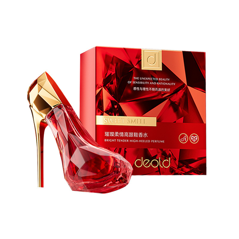 D6850 : Tendresse éclatante, talons hauts, parfum 30ml