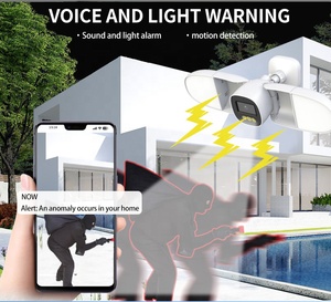 Cámara reflectora Wifi de 2mp, sistema de alarma Ip de seguridad para el hogar impermeable, Sudio bidireccional con luz Led, cámara de red inalámbrica, cámara web - Product Image 3