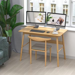Diseños de mesa multifunción Escritorio de madera para dormitorio Mesa de oficina en casa Escritorio de computadora Mesa de bambú para estudio de trabajo