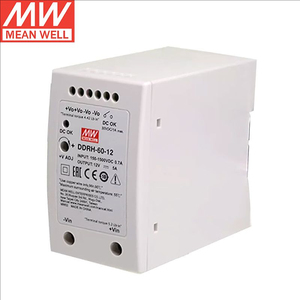 Mean Well Tipo de riel DIN, convertidor de entrada ultraancha de 110V, potencia de salida de 60W, fuente de alimentación conmutada única de 12V, entrada ultraancha de V, 60W - Product Image 2