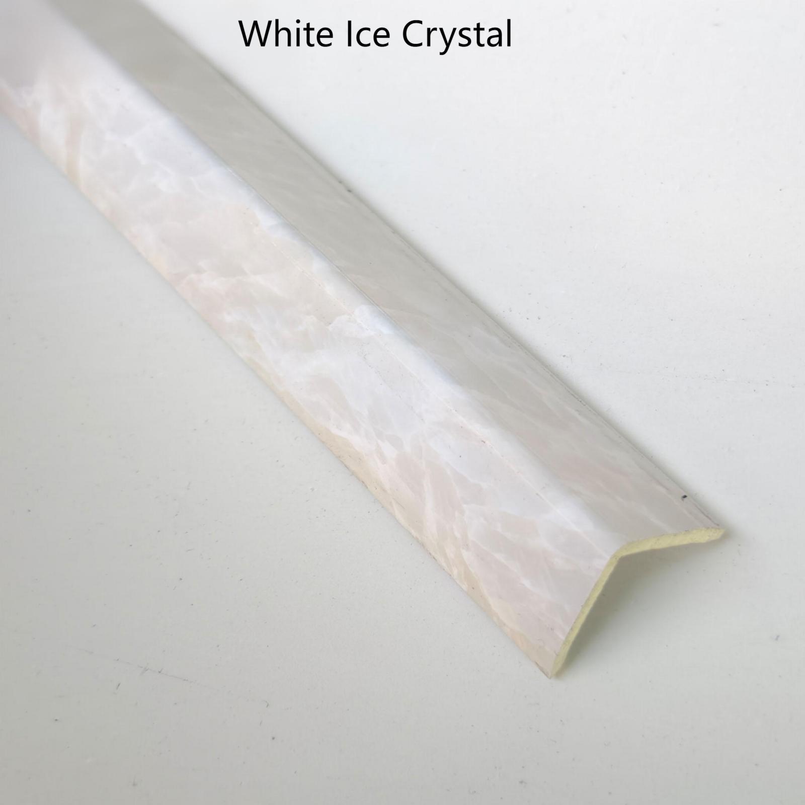 Cristal de glace blanc