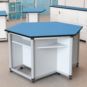 Trường bàn, Trường Đại học khoa học vật lý thí nghiệm bảng, lục giác sinh viên đồ nội thất phòng thí nghiệm, bàn làm việc với ổ cắm - Product Image 6