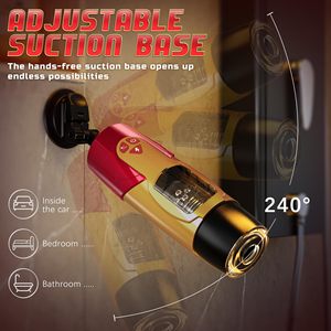 Donkere Ridder Realistische Pocket Pussy Mannen Stroker <span class=keywords><strong>Sex</strong></span> Machine Roterende Stuwende Automatische Mannelijke Masturbatie Cup Met Zuigbasis - Product Image 5