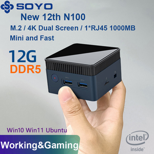 12+512GB SOYO M2 PRO <strong>MINI</strong> 12th Intel Alder Lake N100 CPU Windows11 Pro WIFI 5 HDMI <strong>Mini</strong> Computer for Gaming M2 PRO <strong>MINI</strong> - Product Image 2