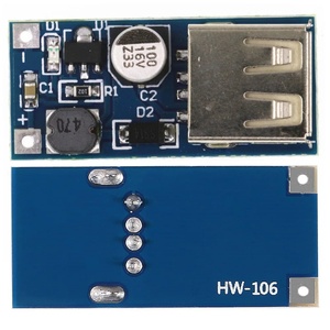 DC-DC USB出力充電器コンバータステップアップパワーブーストモジュール0.9V〜5V 5V 600MA USBモバイル電源ブーストボード - Product Image 3