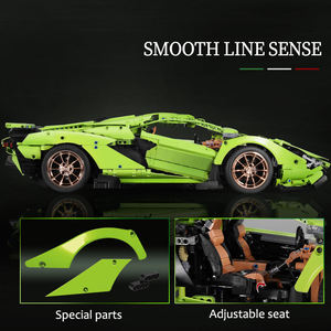 Flytec High Speed Super Vehicle Model & Building Block auto telecomandata con funzioni di programmazione APP educazione ad alta tecnologia - Product Image 4
