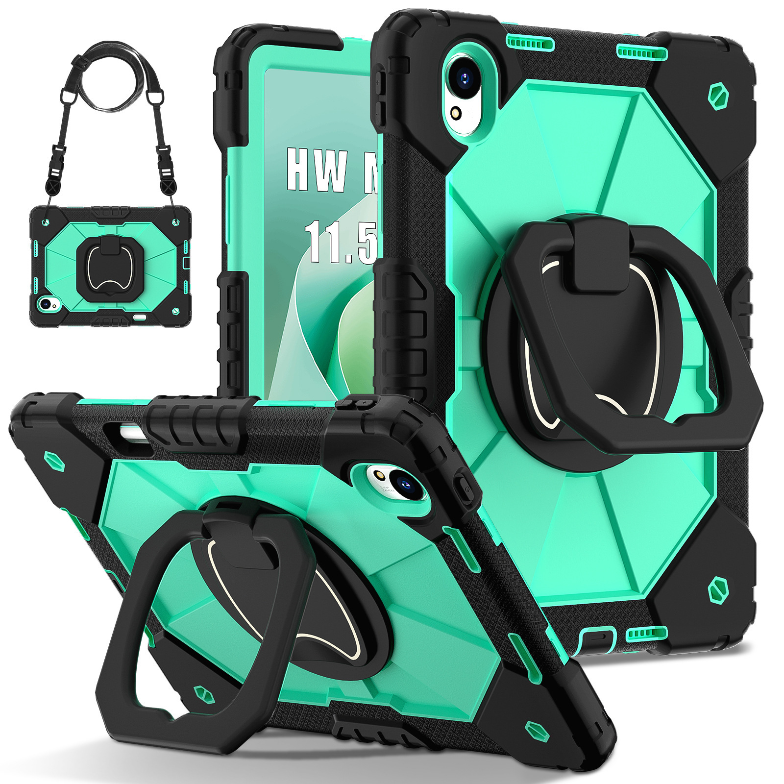 negro verde menta -para huawei matepad 11.5s
