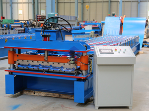 Dây chuyền tạo hình cuộn tốc độ cao điều khiển bằng PLC, dùng động cơ và hộp số, dùng để sản xuất tấm lợp và tấm tường - Product Image 4