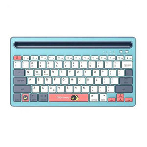 Teclado inalámbrico BT iPad portátil de oficina para tableta de teléfono celular Teclado de chocolate aplicable
