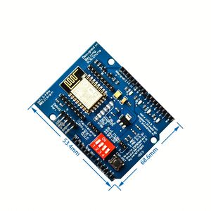 ESP8266 ESP-12 ESP-12E UART Wifi kablosuz kalkan geliştirme kurulu Mega R3 modülü Mega 3.3V 5V TTL arayüzü için bir