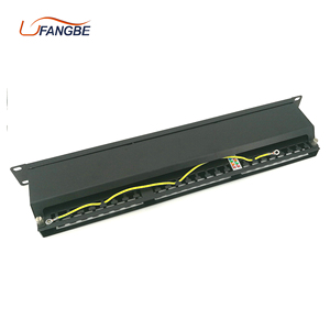 Panel de conexión de red Gcabling montaje en rack 2U RJ45 24 48 puertos Cat5e datos UTP Cat 6 5E Ethernet Lan Patch Panel - Product Image 3