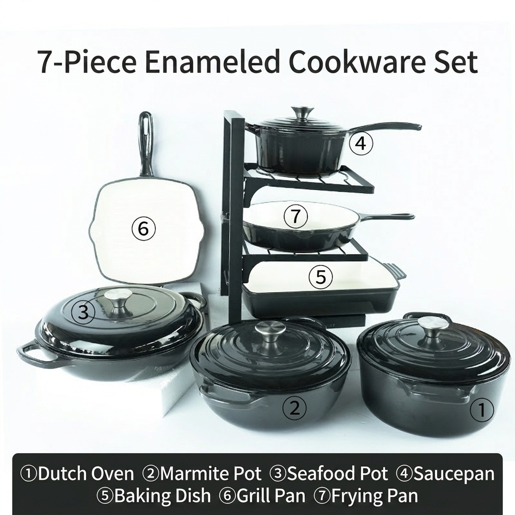 Black-7 piece set