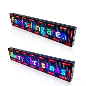 Tablero de mensajes de señal LED, pantalla de animación de imagen de texto a todo color, tienda de desplazamiento electrónico, desplazamiento programable por Wifi y USB - Product Image 3