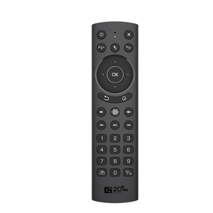 Sıcak satış! G2.4 akıllı TV kutusu GHz kablosuz uzaktan kumanda arkadan aydınlatmalı hava fare IR öğrenme ses gpro için Gyro sensörü ile - Product Image 1