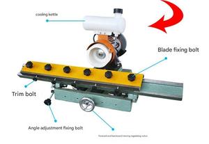 Çok aracı testere bıçağı bileme makinesi bıçak taşlama makinesi MF206 kalemtıraş düz planya bıçağı bileme makinesi - Product Image 4