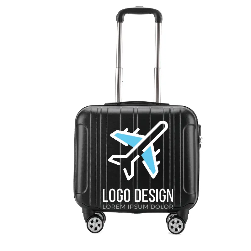 Grote Capaciteit Custom Logo Reisbagage Anti-Collision Reistassen Bagage Plastic Abs Koffers Voor Reis Met Wiel
