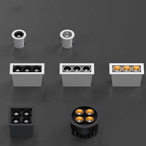 Yeni gelenler ayarlanabilir modül çerçeve hareketli kafa nokta parça lineer ışık kapalı 2 5 6 8 10 20 W doğrusal Led Downlight - Product Image 1