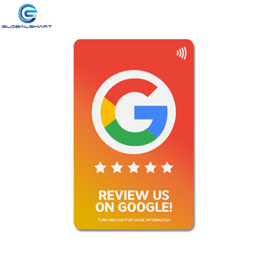 Tarjeta de revisión de Google NFC programable con código QR para redes sociales facebook Instagram Whatsapp Linkedin - Product Image 3