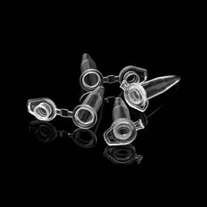 Laboratory Consumable Natural PP Plastic <strong>Domed</strong> Cap Lid 0.2ml PCR <strong>Tubes</strong>